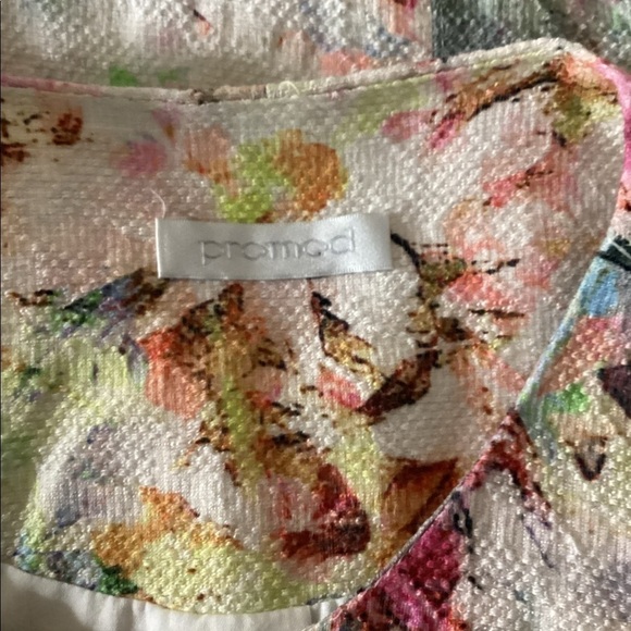 Promod Watercolor Floral Jacket - Picture 5 of 5